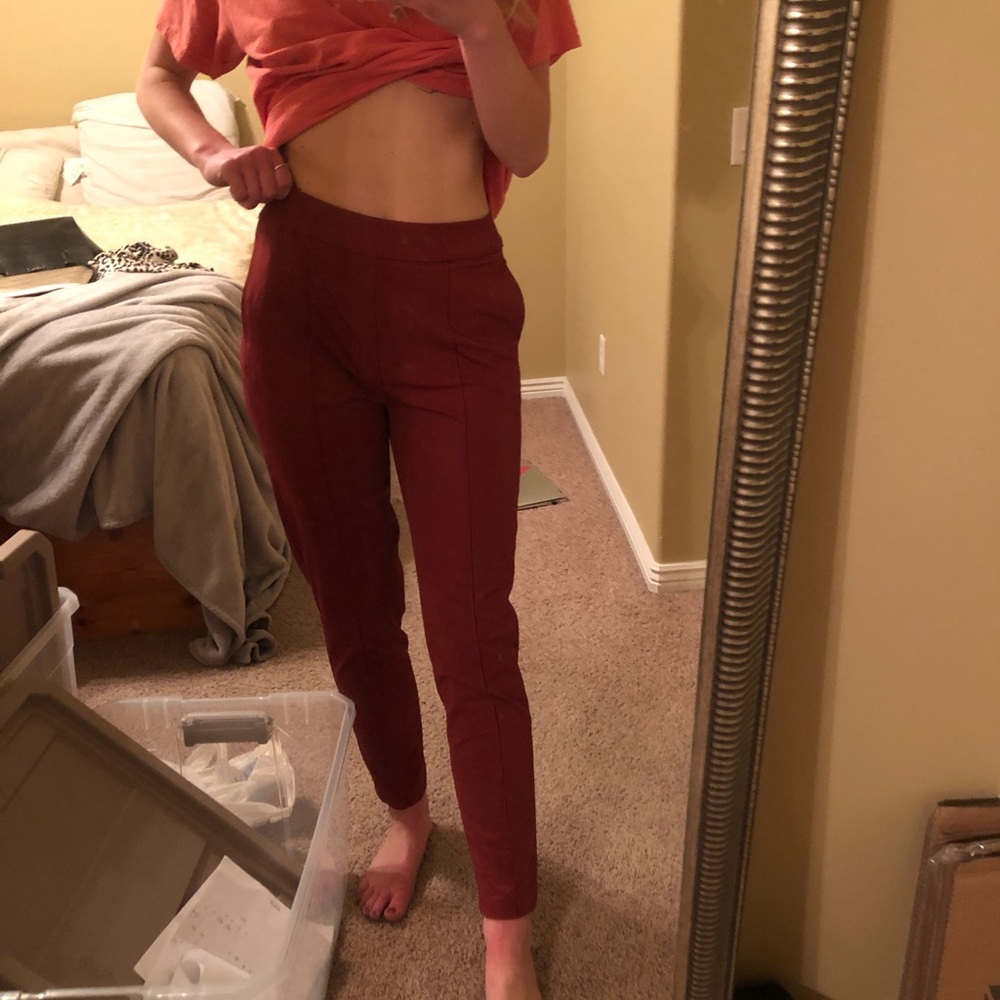 Burgundy LuluLemon Dress Pants (High Waisted)